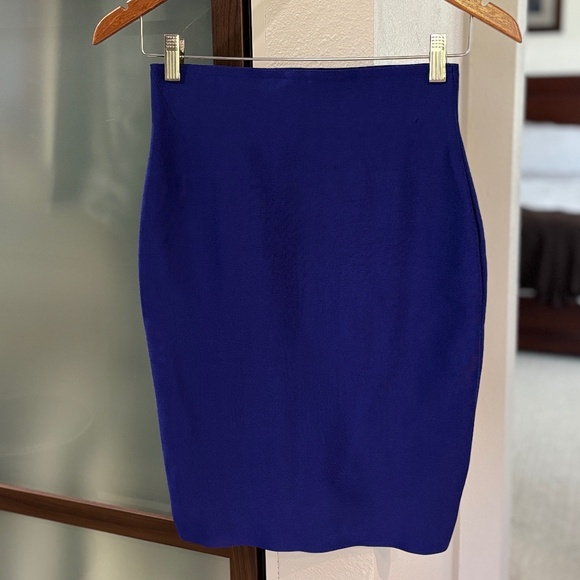 WOW couture Bodycon Bandage Pencil Skirt - Blue Size S - Picture 5 of 8